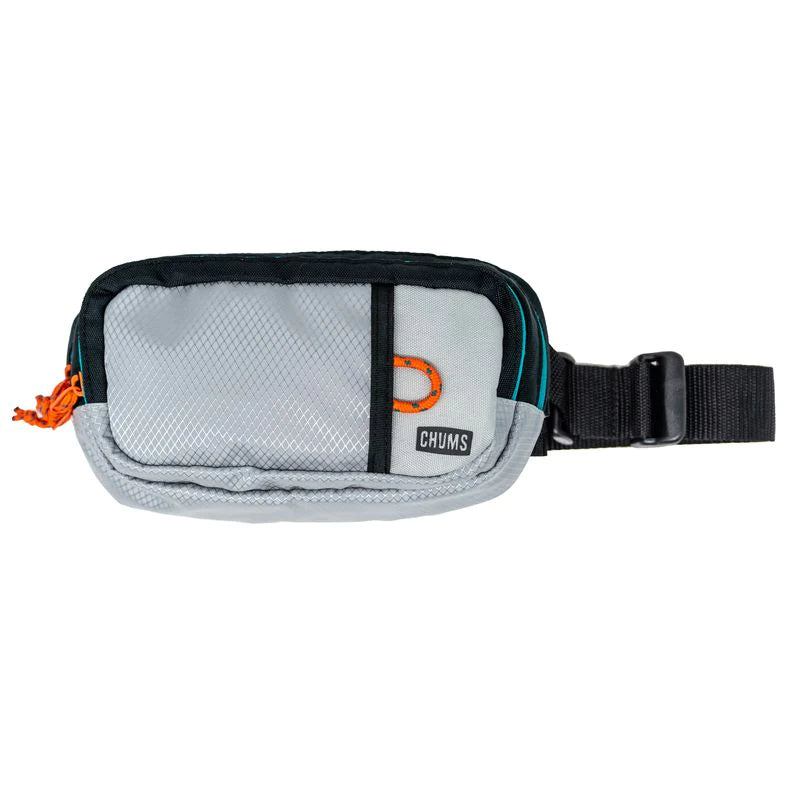Chums] Waist Bag Fanny Pack Sweat Nylon Men's Navy x Beige